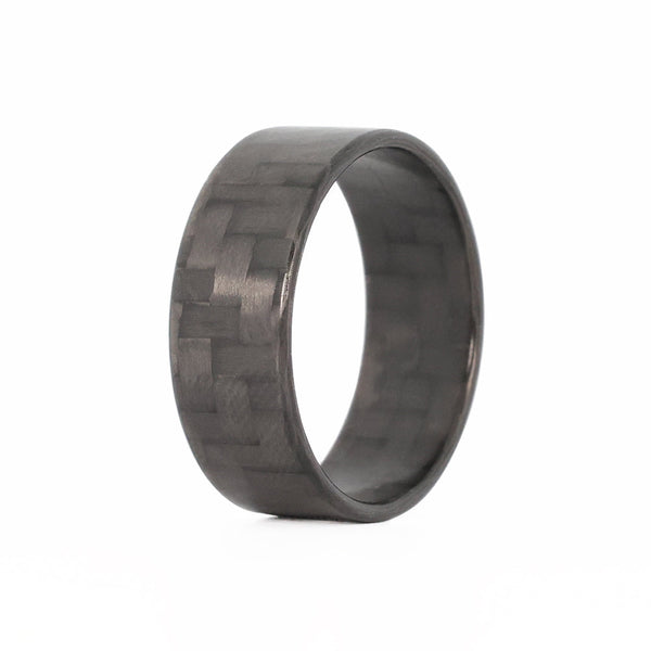 High Gloss Ultralight Carbon Fiber Ring